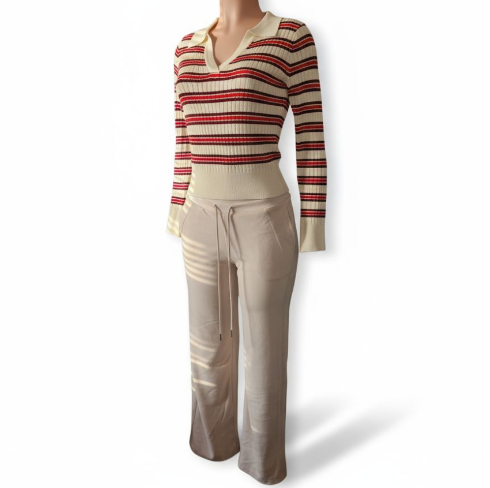 Drawstring Relaxed Fit Plush Pants