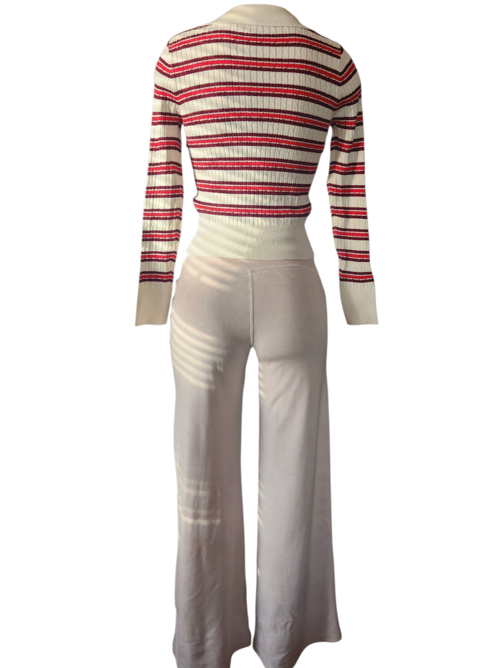 Drawstring Relaxed Fit Plush Pants